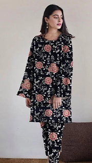 Lawn 9070 Shirt<br>Same Trouser<br>One Piece Length: 3.5 Yards<br>Width: 53 inches